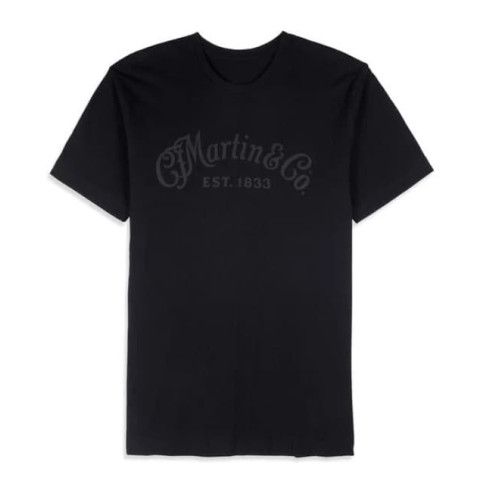 CAMISETA CF MARTIN TONE ON TONE NEGRA w/LOGO (M)