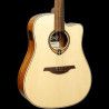 GUITARRA ACÚSTICA LÂG DREADNOUGHT CUTAWAY A/E TRAMONTANE 88 - NATURAL