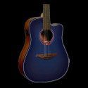 GUITARRA ACÚSTICA LAG DREADNOUGHT A/E CUTAWAY - EDICIÓN LIMITADA BLUE BURST