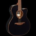 GUITARRA ACÚSTICA LÂG AUDITORIUM CUTAWAY TRAMONTANE 118 A/E - NEGRA