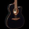 GUITARRA ACÚSTICA LÂG AUDITORIUM CUTAWAY TRAMONTANE 118 A/E - NEGRA