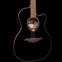 GUITARRA ACÚSTICA LÂG AUDITORIUM SLIM CUTAWAY TRAMONTANE 118 A/E - NEGRA