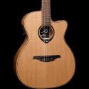 GUITARRA CLÁSICA NYLON LAG AUDITORIUM HYVIBE H2 10 A/E CUTAWAY
