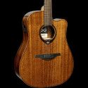GUITARRA ACÚSTICA LÂG DREADNOUGHT CUTAWAY A/E TRAMONTANE 98 - CAOBA