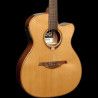 GUITARRA ACÚSTICA LÂG AUDITORIUM SLIM CUTAWAY TRAMONTANE 118 A/E - NATURAL