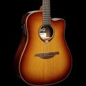 GUITARRA ACÚSTICA LÂG DREADNOUGHT CUTAWAY TRAMONTANE 118 A/E - BROWN SHADOW