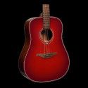 GUITARRA ACÚSTICA LAG DREADNOUGHT - EDICIÓN LIMITADA RED BURST