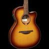 GUITARRA ACÚSTICA LÂG AUDITORIUM SLIM CUTAWAY TRAMONTANE 118 A/E - BROWN SHADOW