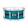 CAJA 14 X 6.5" MASTER MAPLE PURE MP4 - Custom Aqua Turquoise Stripe