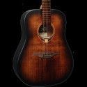 GUITARRA ACÚSTICA LÂG DREADNOUGHT TRAMONTANE 70 - BLACK & BROWN