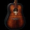 GUITARRA ACÚSTICA LÂG DREADNOUGHT TRAMONTANE 70 - BLACK & BROWN
