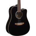 GUITARRA ACÚSTICA DREADNOUGHT RANGER 6 A/E CUTAWAY - Negra