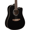 GUITARRA ACÚSTICA DREADNOUGHT RANGER 6 A/E CUTAWAY - Negra