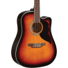 GUITARRA ACÚSTICA DREADNOUGHT RANGER 6 A/E CUTAWAY - Brown Sunburst