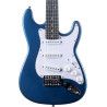 Guitarra eléctrica Eko Starter ST100 formato 3/4 tipo Strat - Azul Metálico