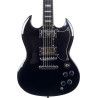 Guitarra eléctrica Eko Starter DV300 tipo SG - Negra