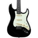 Guitarra eléctrica Eko Starter ST300 tipo Strat - Negra