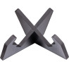 Soporte para guitarra estilo X de madera - Negro