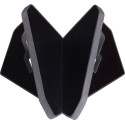 Soporte para guitarra estilo X de madera - Negro