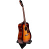 Soporte para guitarra estilo X de madera - Negro
