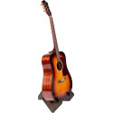Soporte para guitarra estilo X de madera - Marrón
