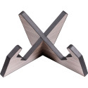 Soporte para guitarra estilo X de madera - Gris