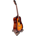 Soporte para guitarra estilo X de madera - Gris