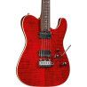 GUITARRA ELÉCTRICA EKO TERO 800 MUSA - RED FLAMED