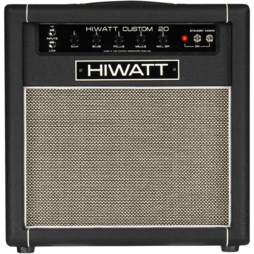 AMPLIFICADOR GUITARRA COMBO A VÁLVULAS HIWATT CUSTOM 20 - 1x12 FANE F75 - 20w