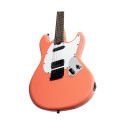 GUITARRA ELÉCTRICA STINGRAY FLUFF ARTIST SERIES M/R - RULA THUMB RED