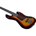 Bajo eléctrico Eko Starter JB100 tipo Jazz formato 3/4 - Sunburst