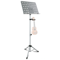 Atril Orquesta TCM MS-533UGY Gris Perforado c/soporte ukelele