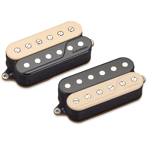 SET 2 PASTILLAS HUMBUCKER FISHAMN FLUENCE OPEN CORE - ZEBRA