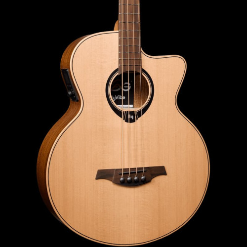 BAJO ACÚSTICO LAG JUMBO HYVIBE H2 10 A/E CUTAWAY