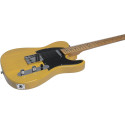 Guitarra eléctrica Eko Starter TL401 tipo Tele (diapasón de arce) - Butterscotch