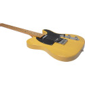 Guitarra eléctrica Eko Starter TL401 tipo Tele (diapasón de arce) - Butterscotch