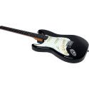 Guitarra eléctrica Eko Starter ST300 tipo Strat - Negra (zurdos)