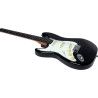 Guitarra eléctrica Eko Starter ST300 tipo Strat - Negra (zurdos)