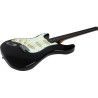 Guitarra eléctrica Eko Starter ST300 tipo Strat - Negra (zurdos)
