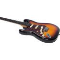 Guitarra eléctrica Eko Starter ST300 tipo Strat - Sunburst (zurdos)