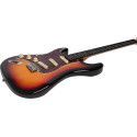 Guitarra eléctrica Eko Starter ST300 tipo Strat - Sunburst (zurdos)