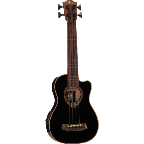 BAJO LAG TIKI UKU FRETLESS A/E CON CUTWAY