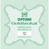 Set de cuerdas cello Optima Goldbrokat 1200 Medium 1/4