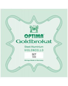 Set de cuerdas cello Optima Goldbrokat 1200 Medium 1/8