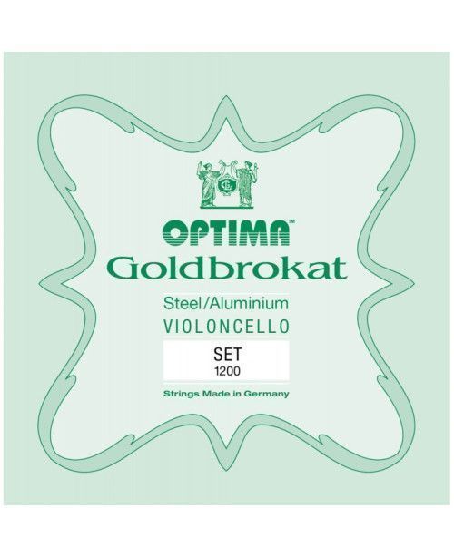 "Set de cuerdas cello Optima Goldbrokat 1200 Medium"