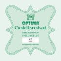Cuerda cello Optima Goldbrokat 1202 2ª Re Medium 1/8