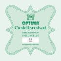 Cuerda cello Optima Goldbrokat 1203 3ª Sol Medium 3/4