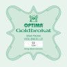 Cuerda cello Optima Goldbrokat 1204 4ª Do Medium 1/4