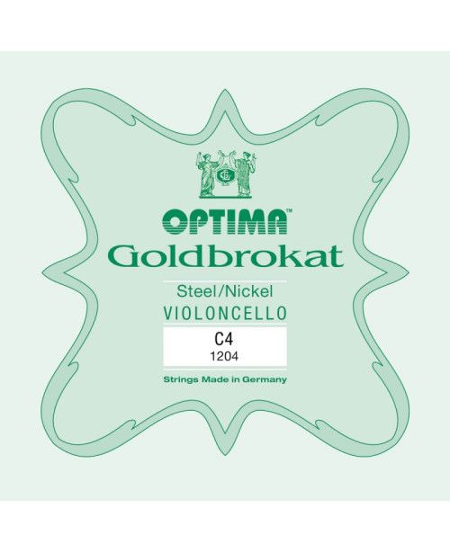 Cuerda cello Optima Goldbrokat 1204 4ª Do Medium 1/8