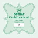 Cuerda cello Optima Goldbrokat 1204 4ª Do Medium 3/4